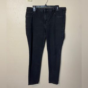 d.Jeans youth size 16 pants, charcoal black, stretchy